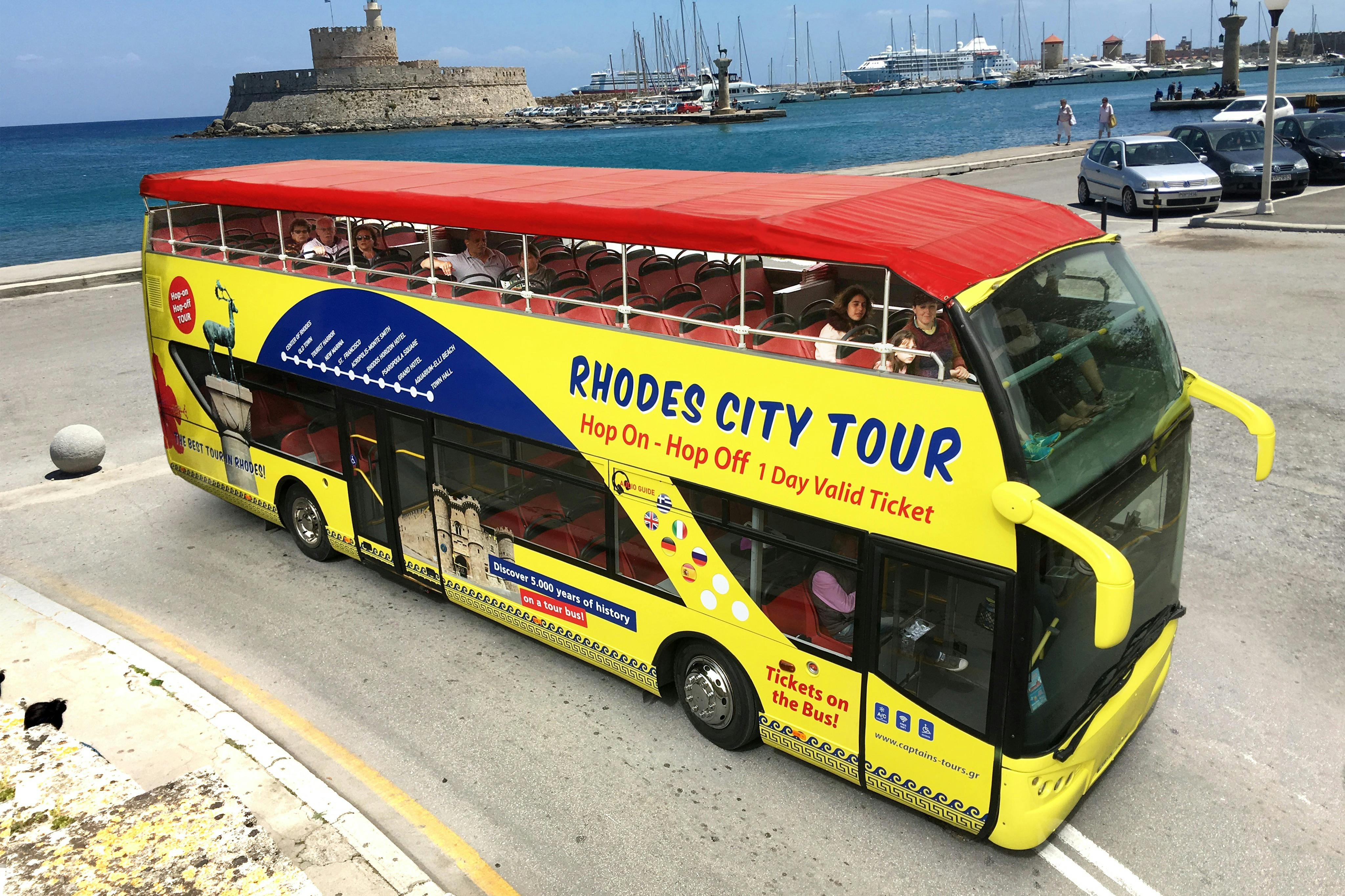 Rhodes: 1-Day Hop-on Hop-off Sightseeing Bus Tour - Photo 1 of 6