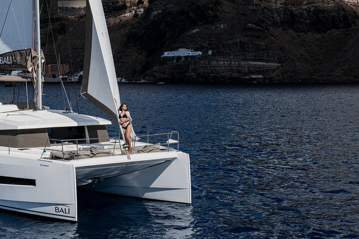 Shared Catamaran Half Day Cruise in Santorini - Photo 1 of 6