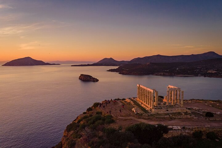 Sounion sunset, Athens things to do, lake Vouliagmeni & riviera - Photo 1 of 20