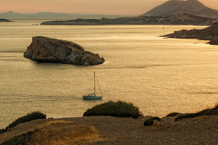 Sunset & swimming at Cape Sounio, Poseidon temple - Photo 1 of 10