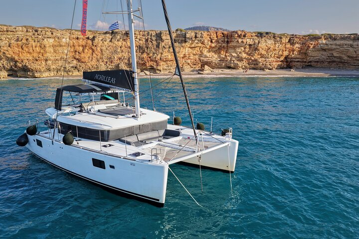 Rethymno: Sunset Catamaran Trip - Sushi & Open Bar - Photo 1 of 25