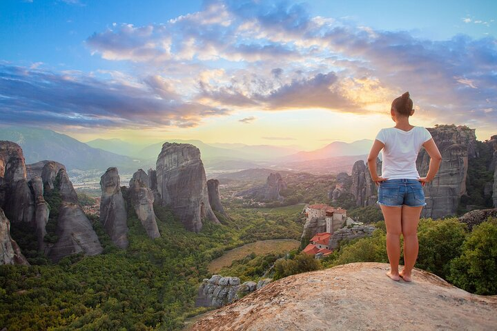 Meteora Sunset with Monastery & Hermit Caves Tour in Small Group - Photo 1 of 25