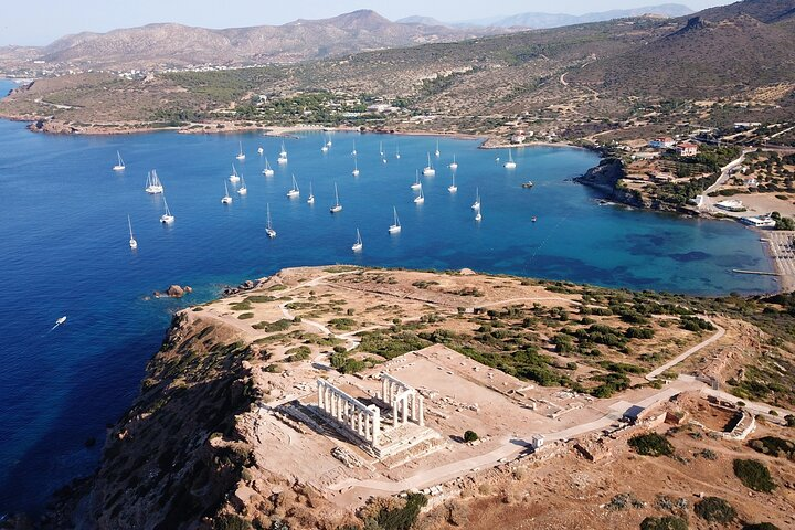 Temple of Poseidon and Cape Sounion Sunset Tour with Audio Guide - Photo 1 of 7