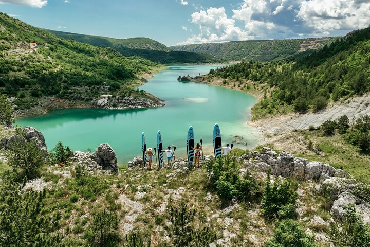 Imotski Green Lake view from the clif