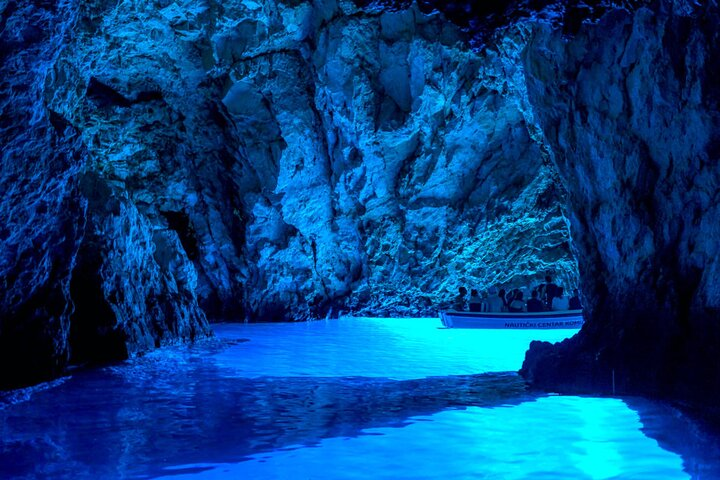Blue cave on Bisevo island