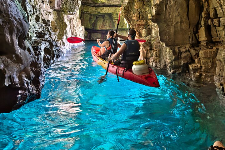 Private kayak tour: Explore the caves and turquoise bays in Pula  - Photo 1 of 25