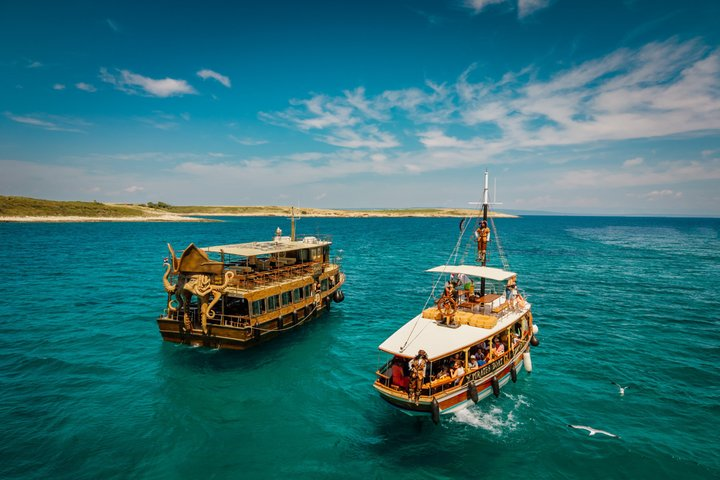Medulin: All-Inclusive Pirate Boat Tour to Kamenjak Cave & Levan - Photo 1 of 25