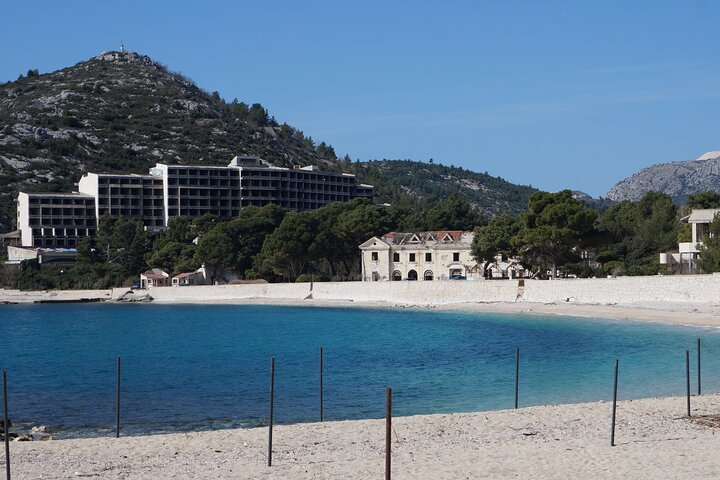 Although Kupari is now a place of destroyed, burned, and looted hotels, its beaches have not lost their beauty and charm.