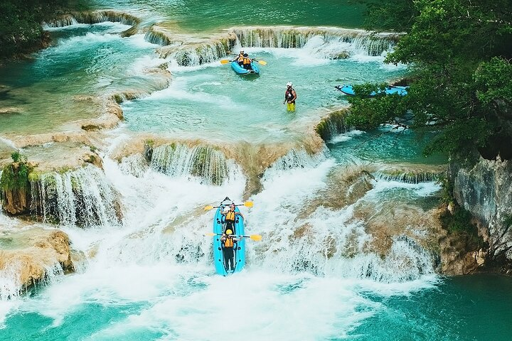 Kayaking Mreznica Waterfalls close to Plitvice Lakes - Photo 1 of 6