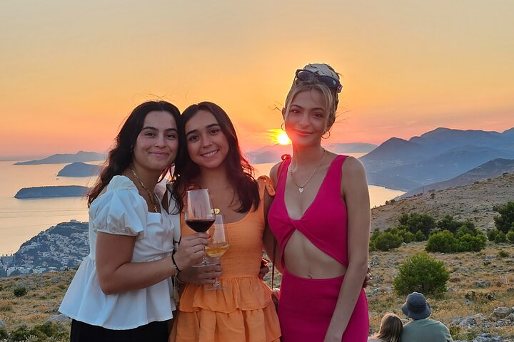 Sunset spot at Mountain Srdj 