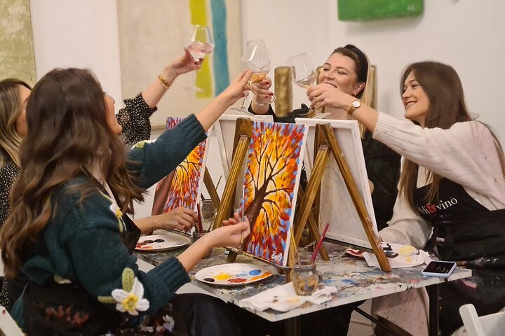 Painting party at Art Bottega - Paint & Wine Studio in Zagreb - Photo 1 of 13