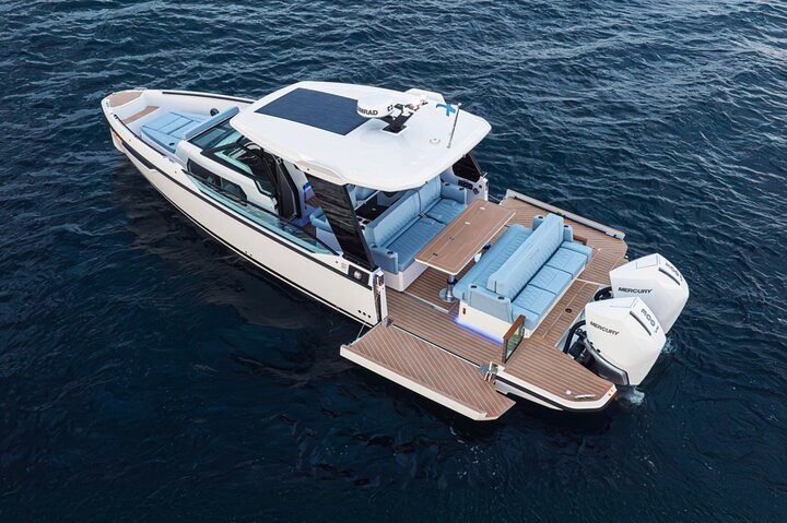 Our luxurious Saxdor yacht. The real showstopper!