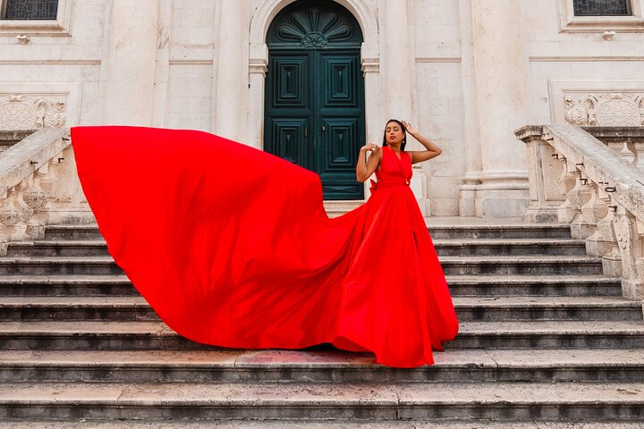Dubrovnik: Private Flying Dress Photoshoot Experience - Photo 1 of 22