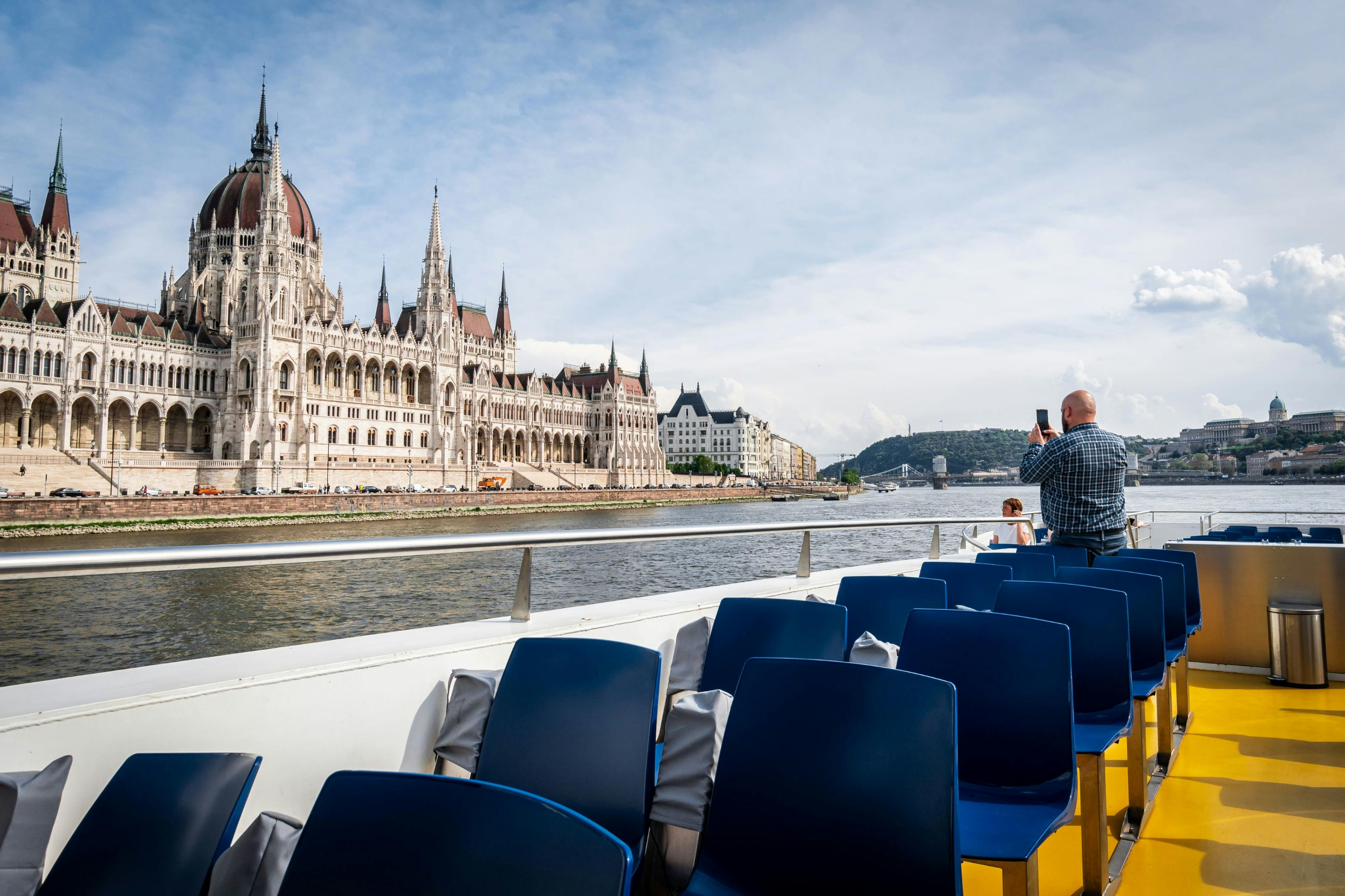 Budapest: Danube River Daytime Sightseeing Cruise + Audio Guide + Drinks - Photo 1 of 6