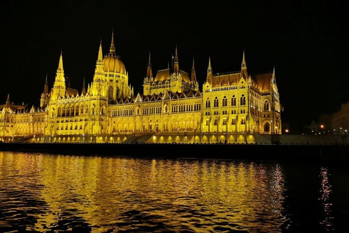 Hungarian Parliament by night