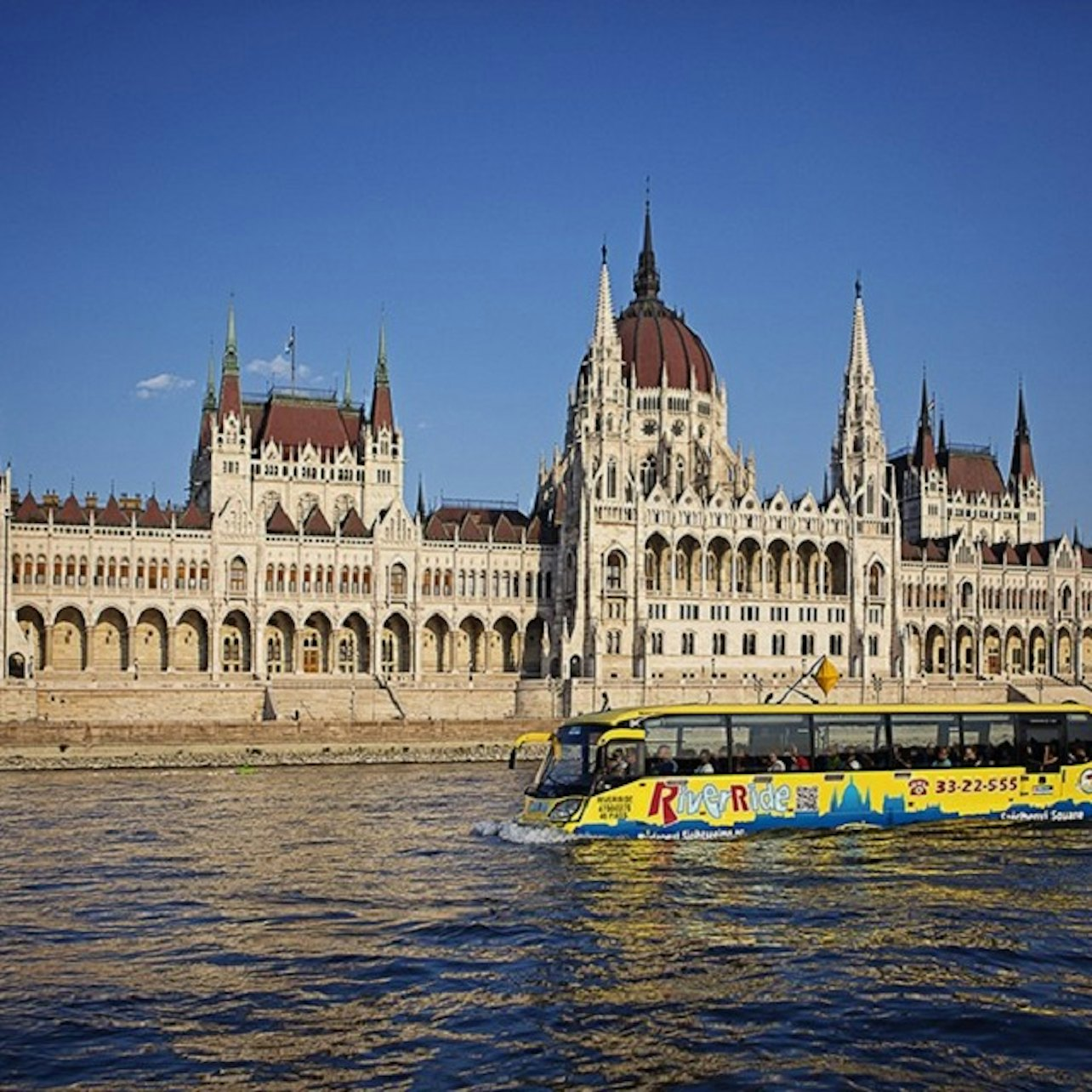 Budapest: RiverRide 50-Minute Floating Bus Experience - Photo 1 of 3