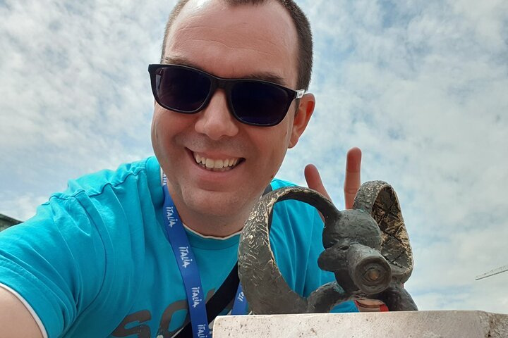 Rabbit with the checkered ears