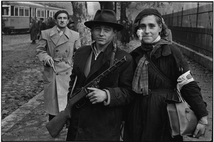 A young couple - fighters in the 1956 revolution.