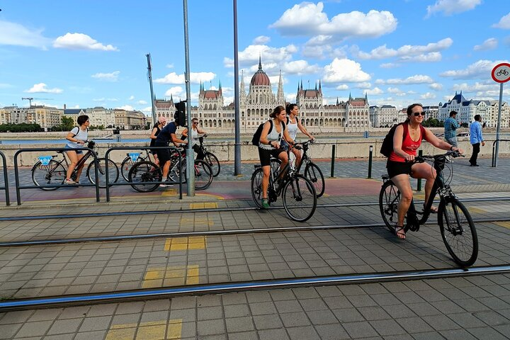 Riding along the Danube in Buda