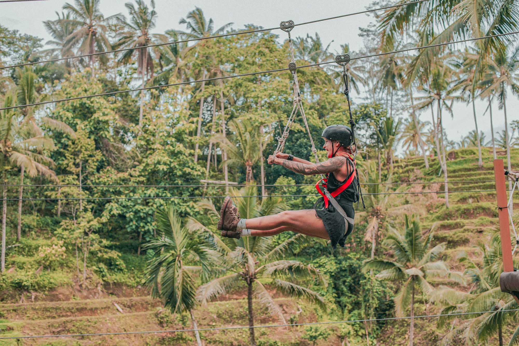 Soar above Bali’s stunning landscapes at Alas Harum Swing where the lush rice terraces create a picturesque backdrop for unforgettable memories and incredible photo opportunities.
