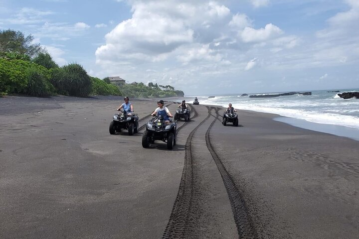 Bali ATV Ride Tour In the beach black sand atv tour  - Photo 1 of 25