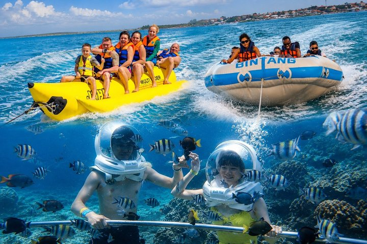 Bali Sea Walker,Donut Boat and Banana Boat with Hotel Transfers - Photo 1 of 15