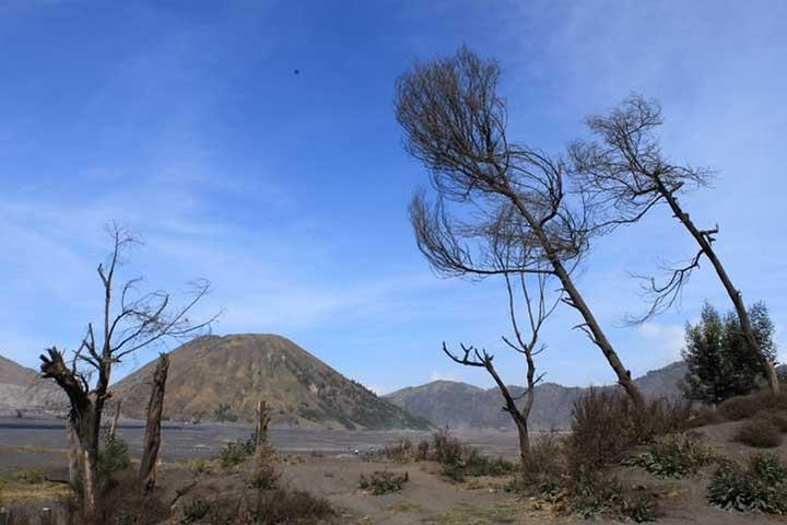 Mount Batok, an inactive volcano next to the active volcano Bromo