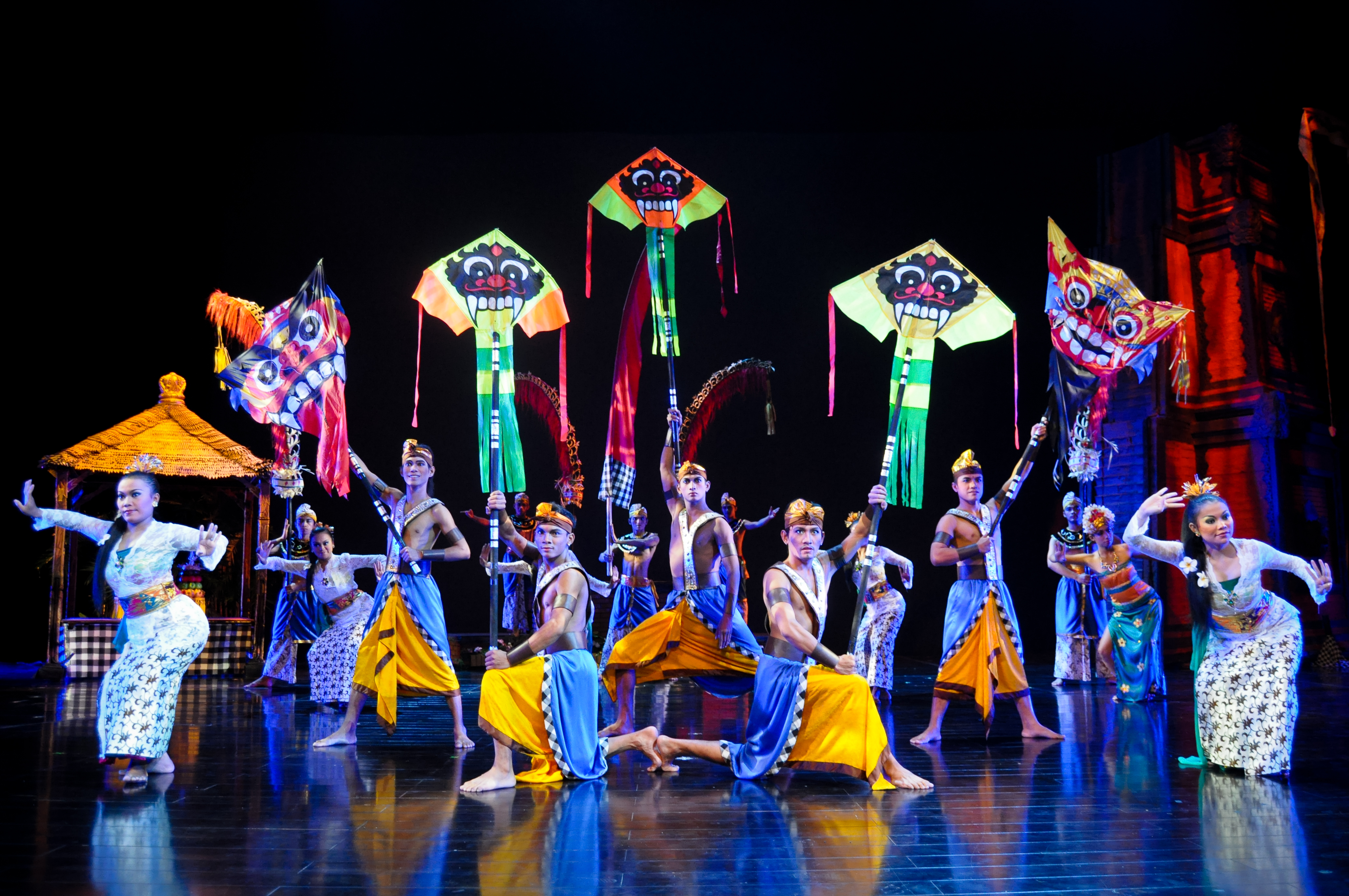 Immerse yourself in Indonesia's rich cultural tapestry through dynamic performances and exquisite costumes celebrating traditional dances and stunning presentations in the unforgettable Devdan Show.