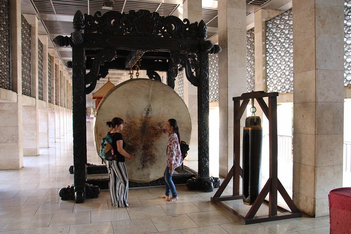 Bedug. Instument for calling people to pray. Made by skin of the cow and also big Wood.