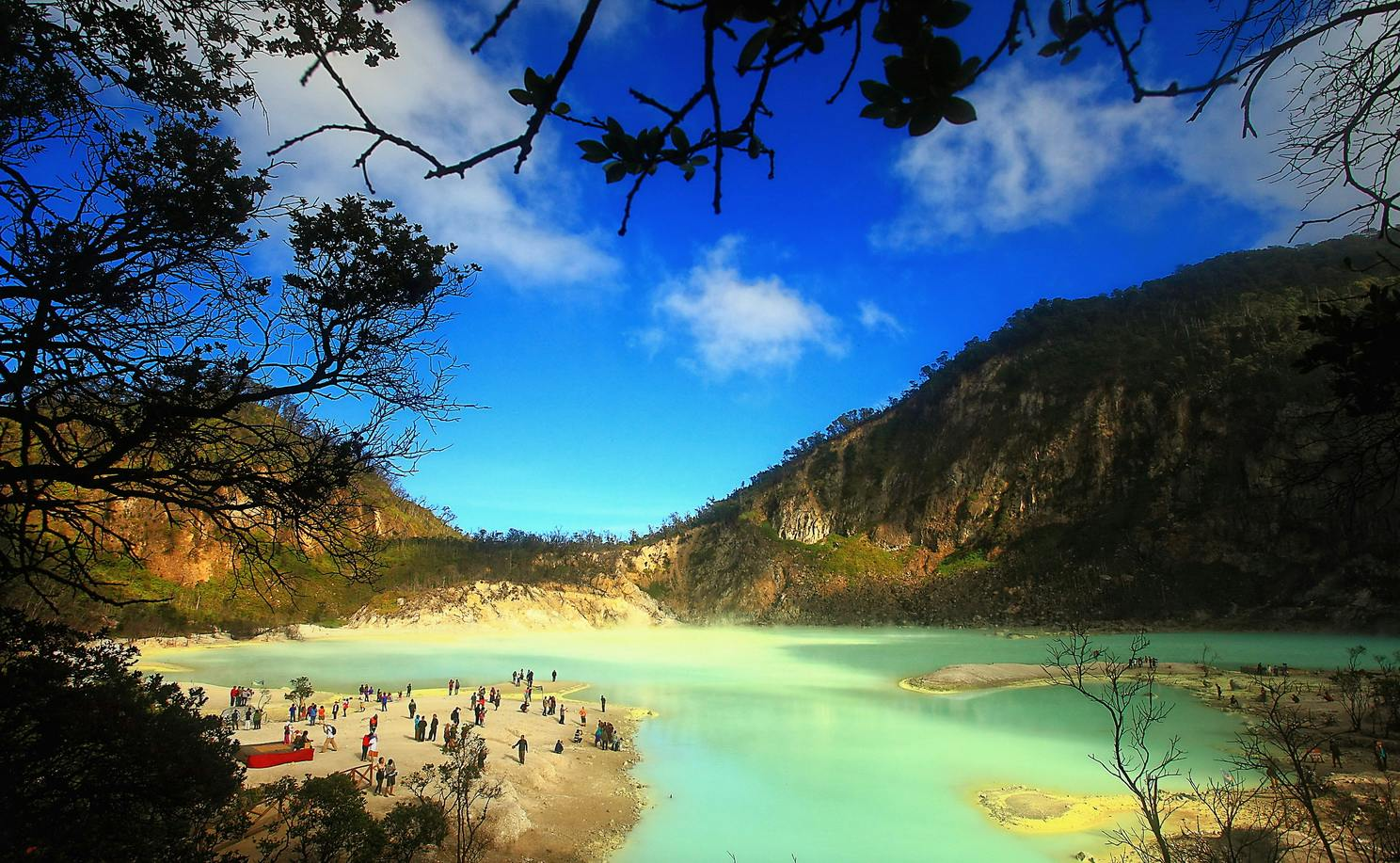 Kawah Putih: Entry Ticket with Car Transfer to Crater Center - Photo 1 of 5