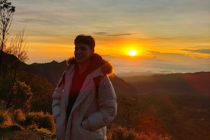 The beauty Golden Sunrise of Mount Bromo