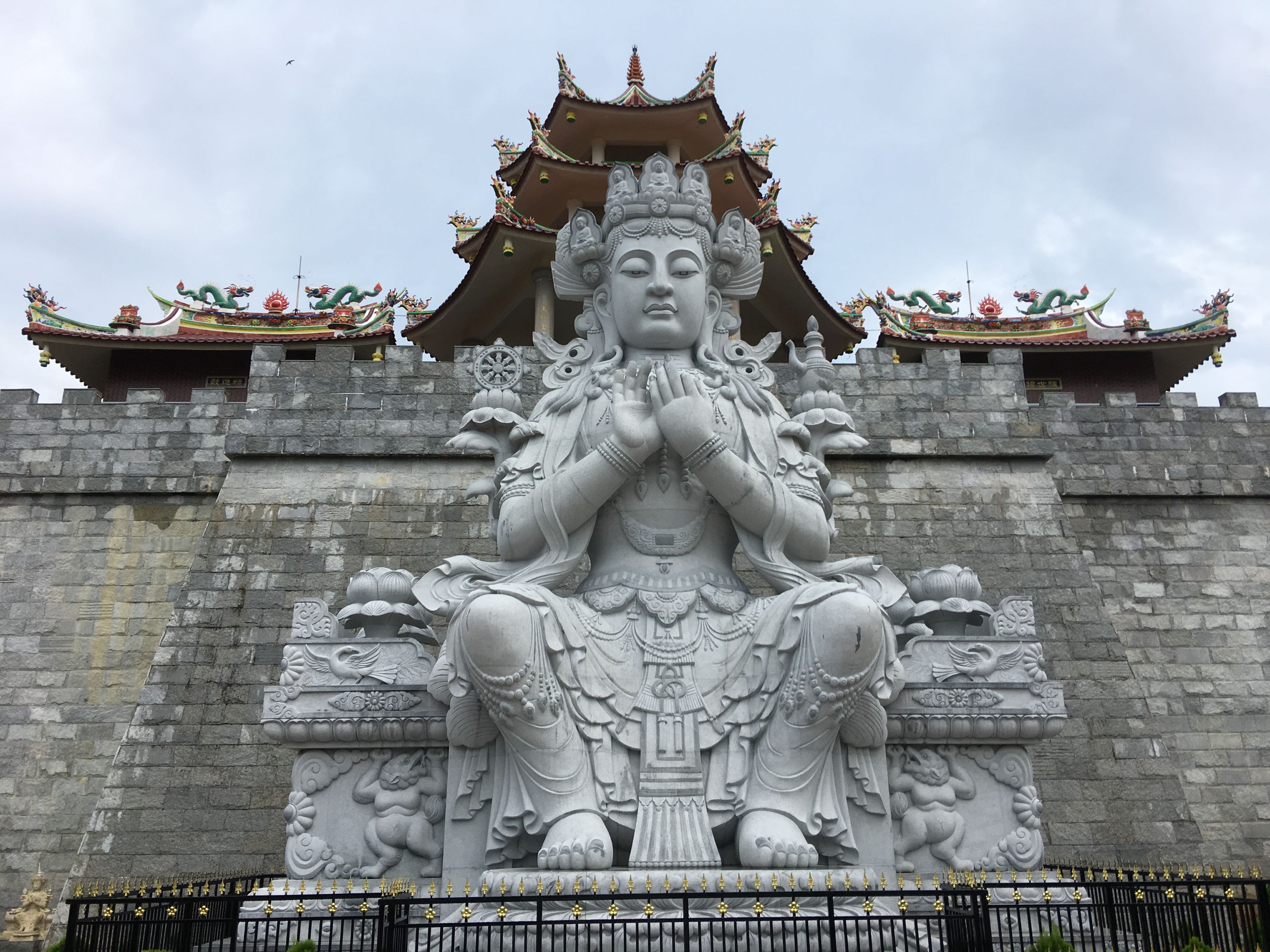 Explore the majestic 500 Buddha Lohan Temple where intricate architecture and serene sculptures invite reflection and appreciation of local spirituality on your journey through Bintan.