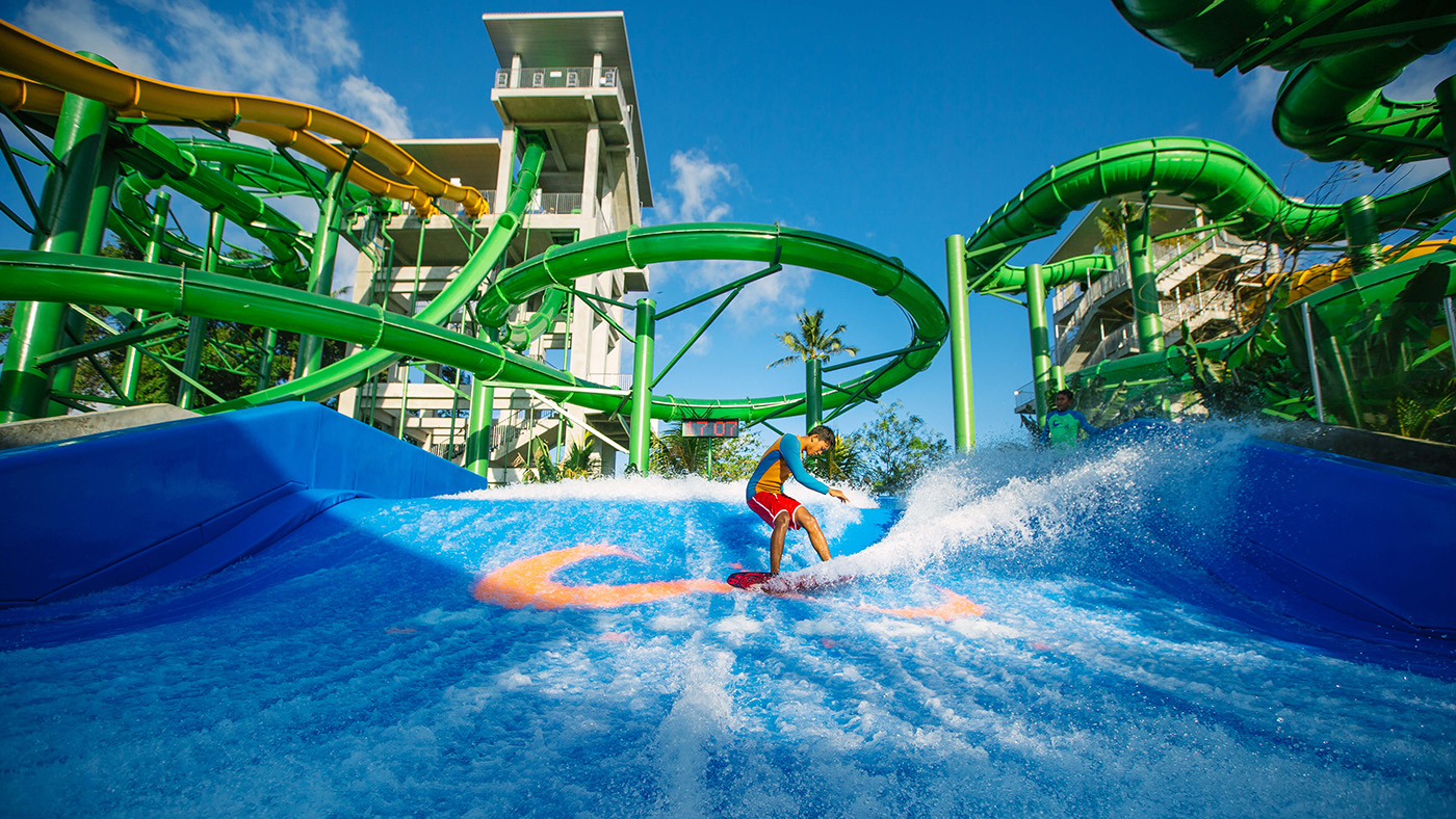 Dive into endless fun with exhilarating waterslides and games at Waterbom Bali. Enjoy stunning green landscapes refreshing pools and family-friendly activities for unforgettable adventures in paradise.