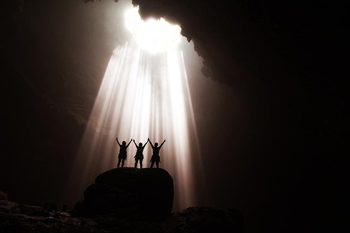 Yogyakarta Heavenly Light Jomblang Cave Adventure Join Tour - Photo 1 of 11