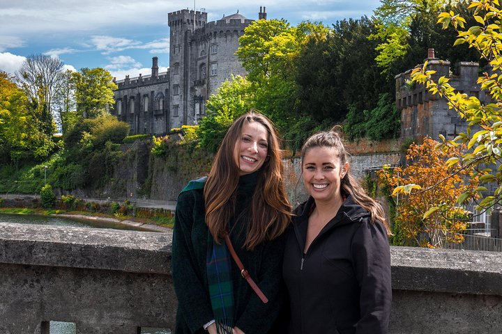 Experience the charm of Kilkenny's historic castle and lush greenery capturing the essence of Ireland's rich heritage and natural beauty on your day tour from Dublin.