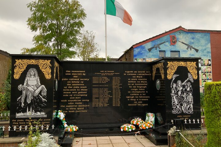 Explore Belfast's rich history at the Peace Walls where poignant murals and memorials reflect the city's journey offering a unique insight into its past and cultural resilience.