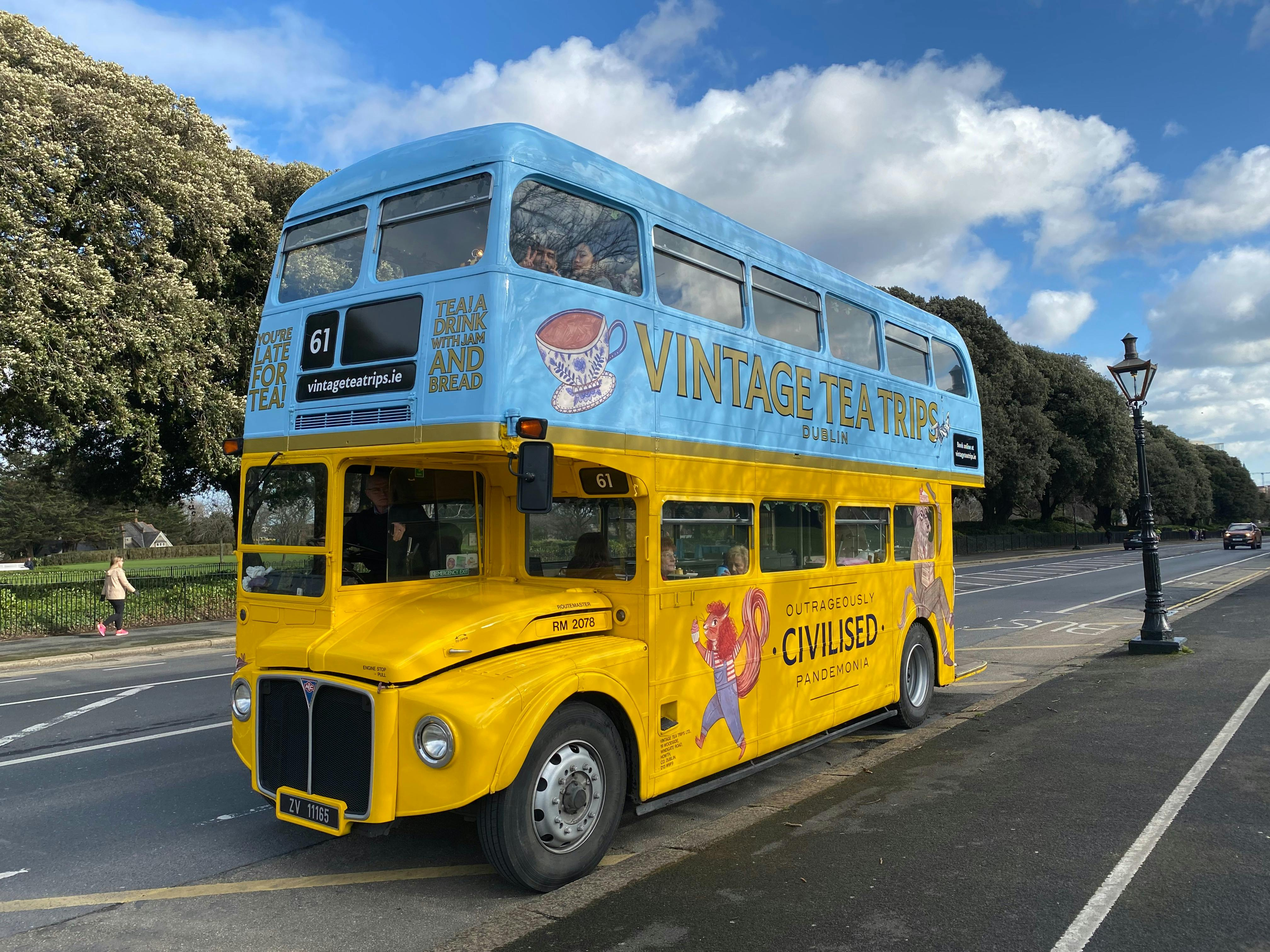 Vintage Tea Trips Dublin: Afternoon Tea Bus Tour - Photo 1 of 8
