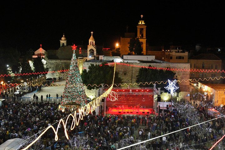Midnight mass in Bethlehem