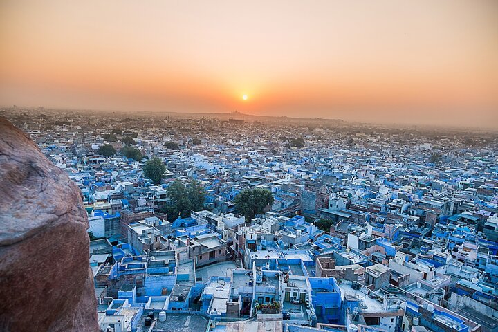 A City view from Mehrangarh Fort in Jodhpur.