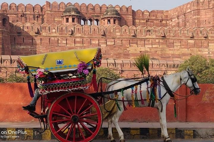 Agra Fort Front Photo 