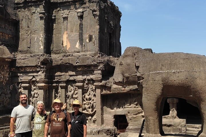 Ellora Caves & Daulatabad Fort Day Trip From Aurangabad - Photo 1 of 7