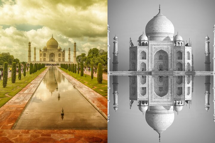 From Delhi: Overnight Taj Mahal Sunrise and Sunset Tour - Photo 1 of 15