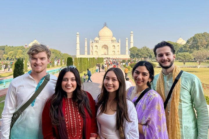Taj Mahal Sunrise and Agra Fort Tour with Entry Tickets & Guide - Photo 1 of 19