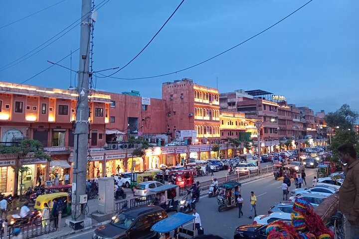 Twilight view of Jaipur Market