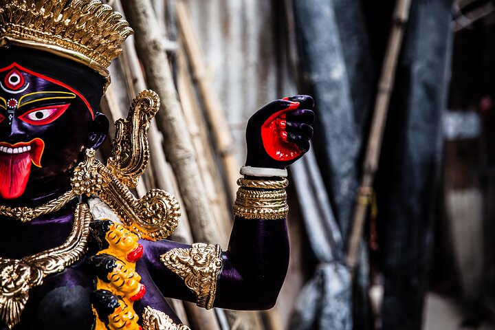 The resident Goddess of Kolkata in the Artisans' neighbourhood - Kumartuli