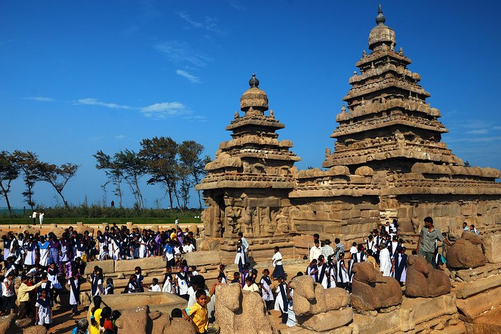 Shore temple at the beach