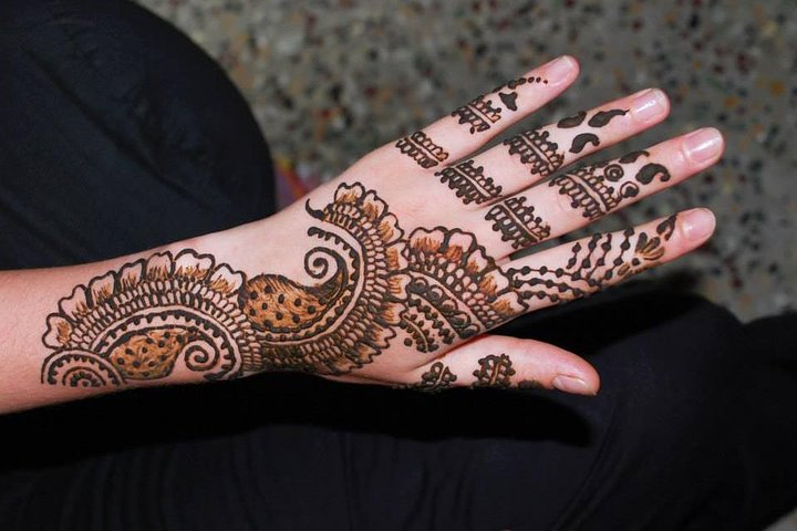 Mehendi designed by our teacher Hema