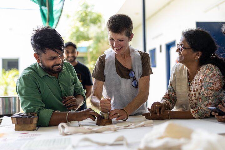 Natural Dye Block Printing Workshop - Photo 1 of 25