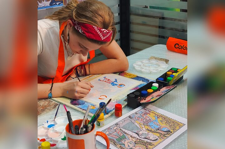 Paint your own Madhubani Folk art Painting  - Photo 1 of 7