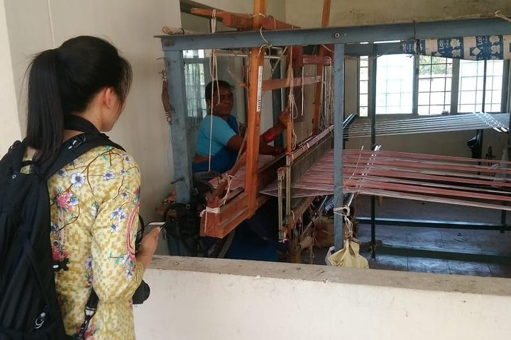 Pochampally Silk Saree weaving